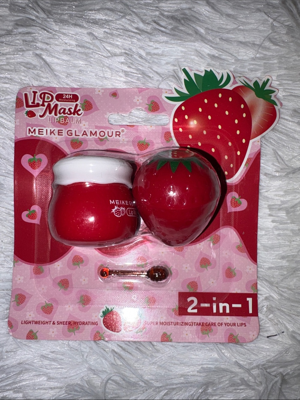 Strawberry 2 in 1 Lip Mask & Balm